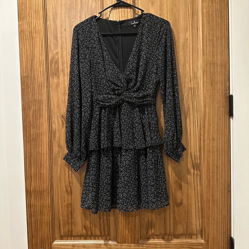 Lulus Long Sleeve ruffle dress